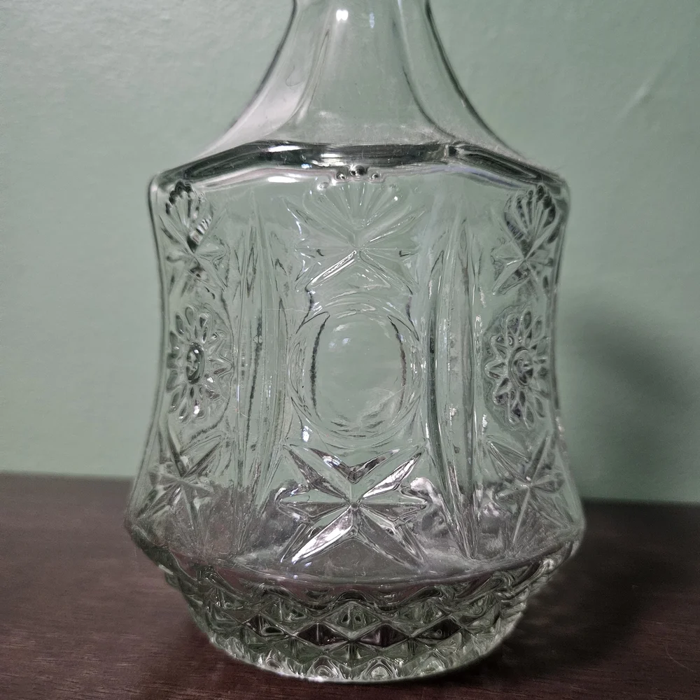 Decorative Glass‎ Vase With Beautiful Pattern